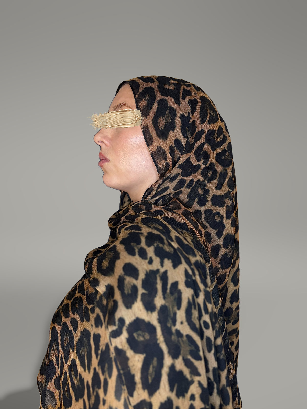 Cheetah Printed Modal Hijab