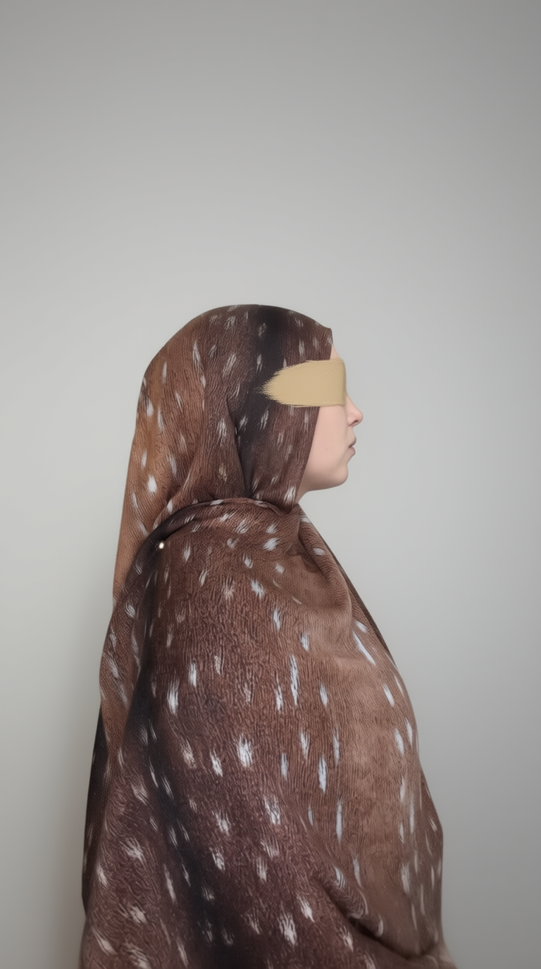 Fawn Printed Modal Hijab
