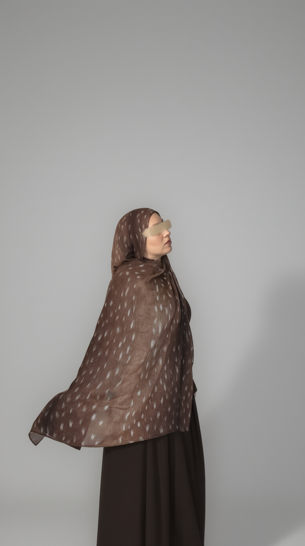 Fawn Printed Modal Hijab