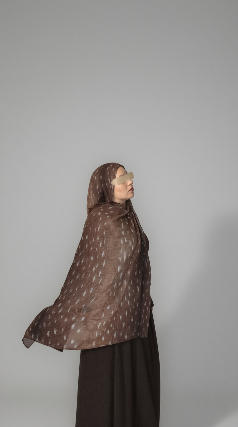 Fawn Printed Modal Hijab