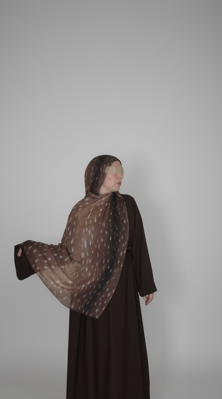 Fawn Printed Modal Hijab