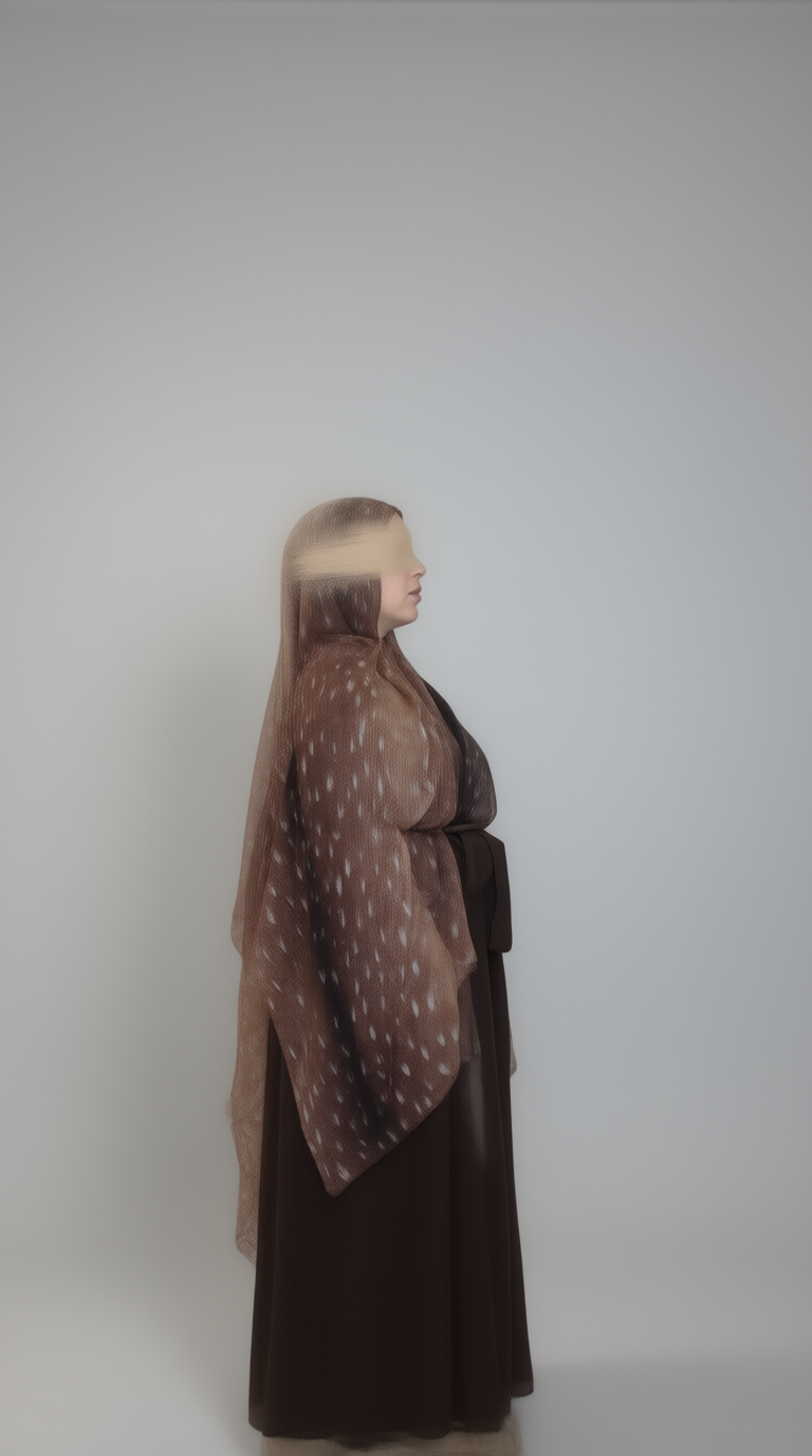 Fawn Printed Modal Hijab