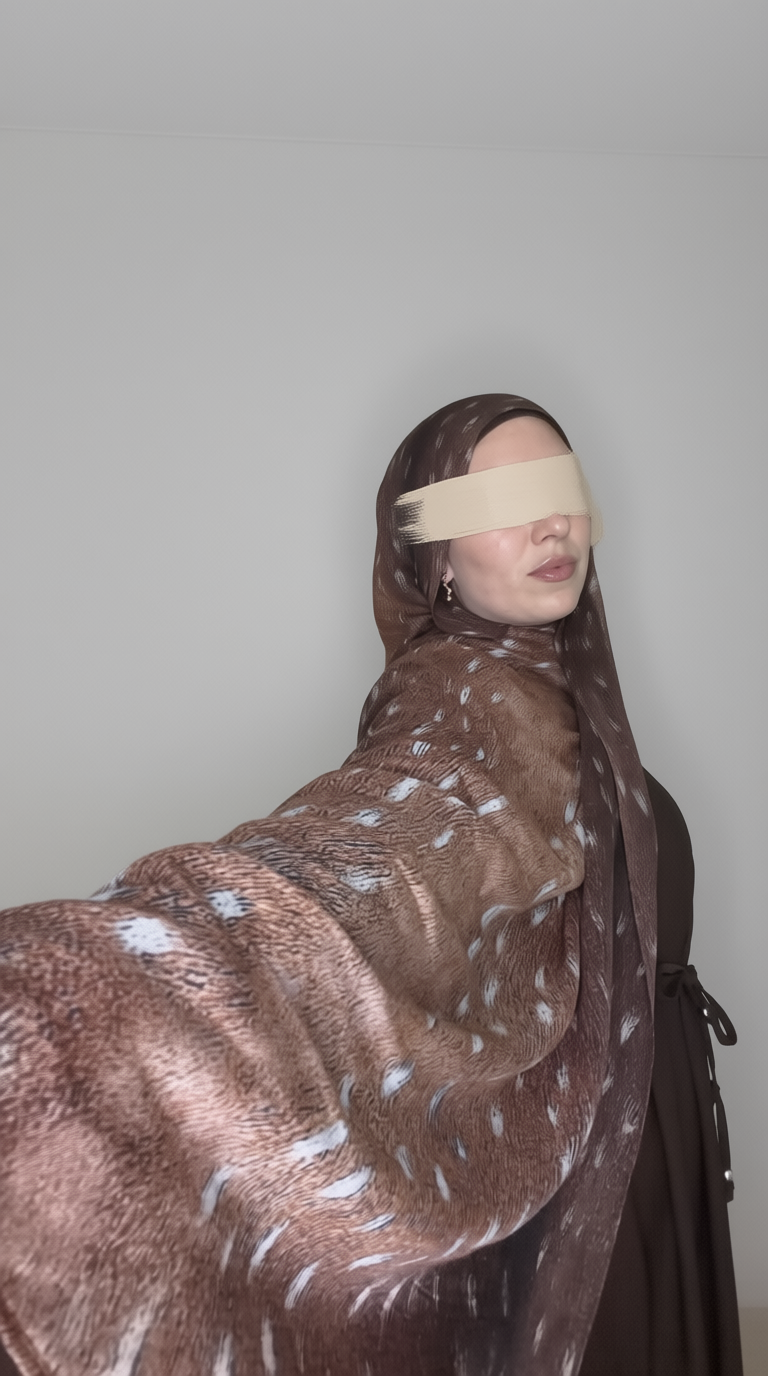 Fawn Printed Modal Hijab