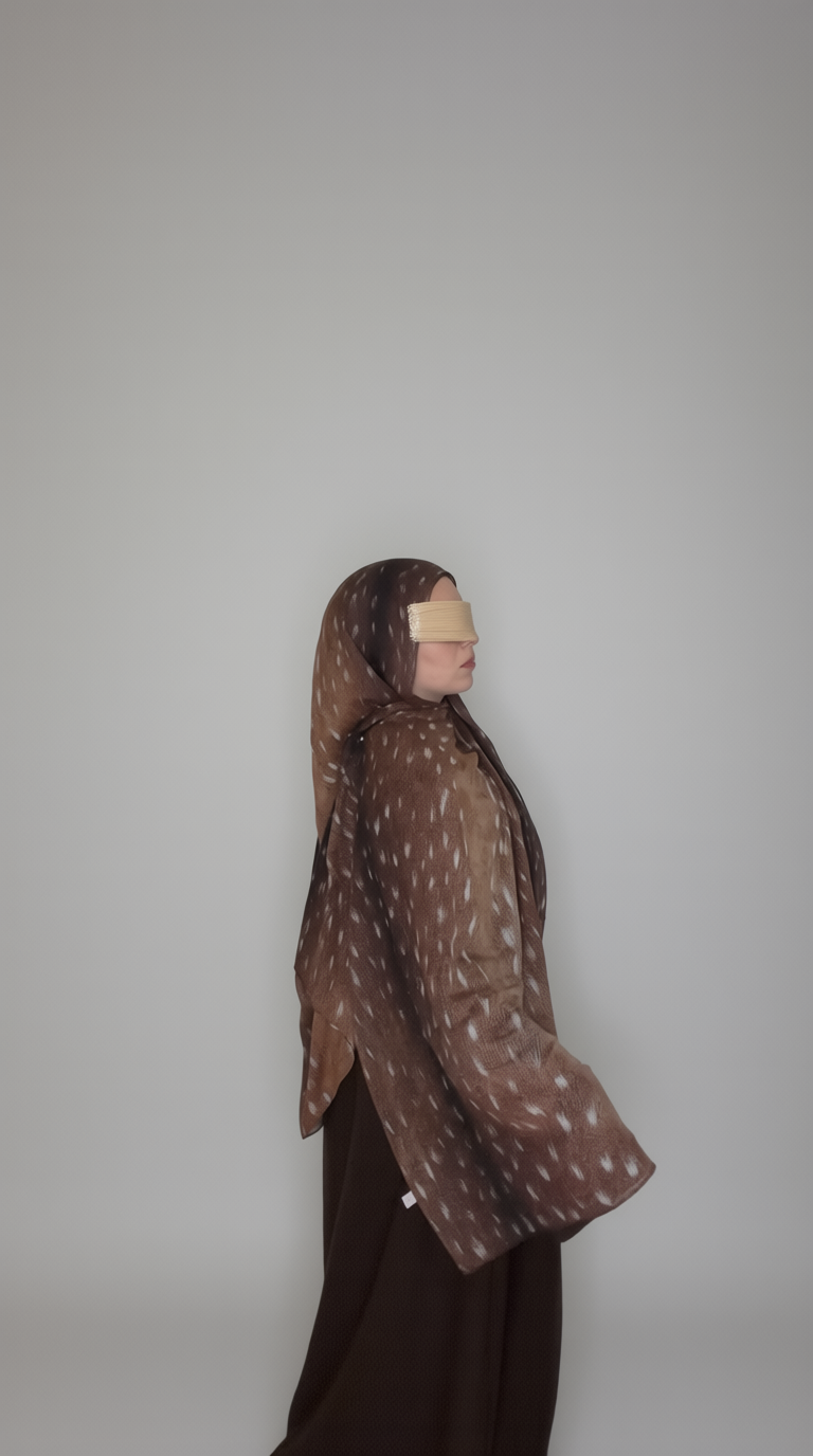Fawn Printed Modal Hijab