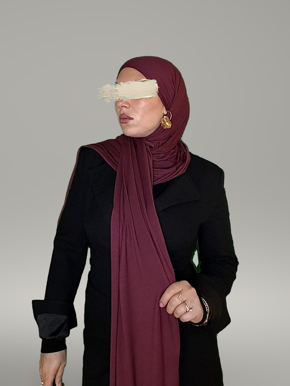 Garnet Premium Jersey Hijab