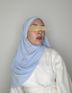 Ice Blue Premium Chiffon Hijab