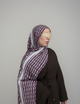 Mahogany Keffiyeh Printed Modal Hijab