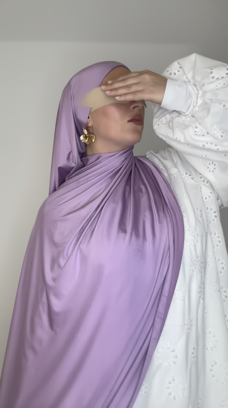 Soft Orchid Liquid Jersey Hijab
