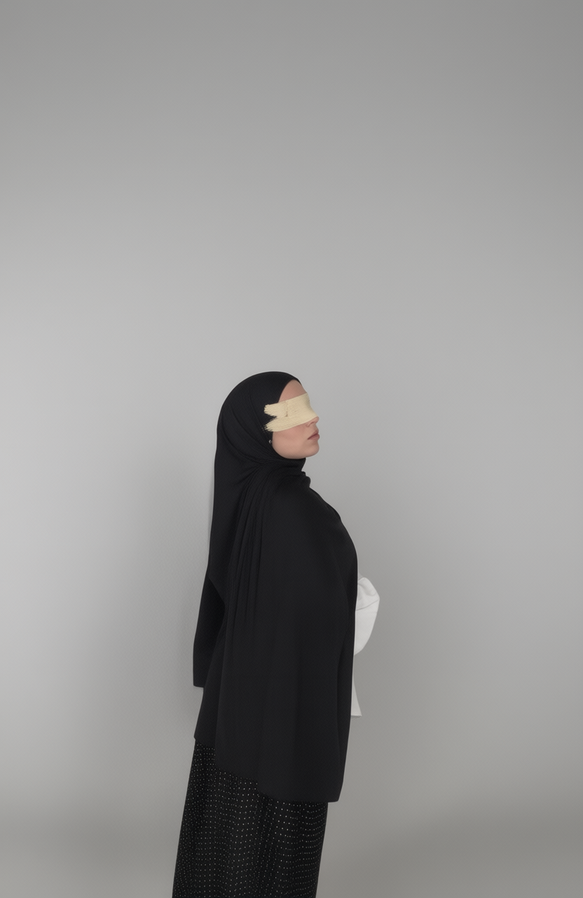 Noir Liquid Jersey Hijab