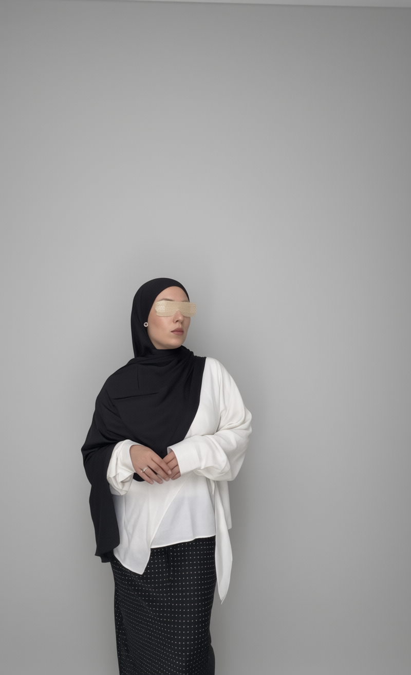 Noir Liquid Jersey Hijab