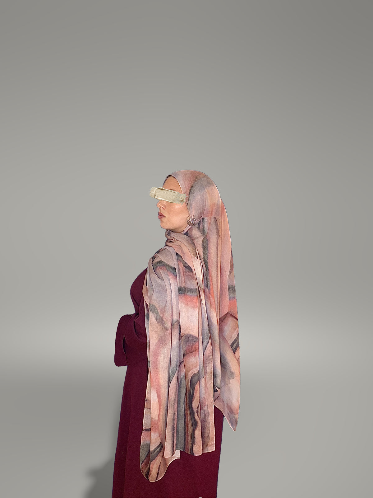 Rhodonite Printed Modal Hijab