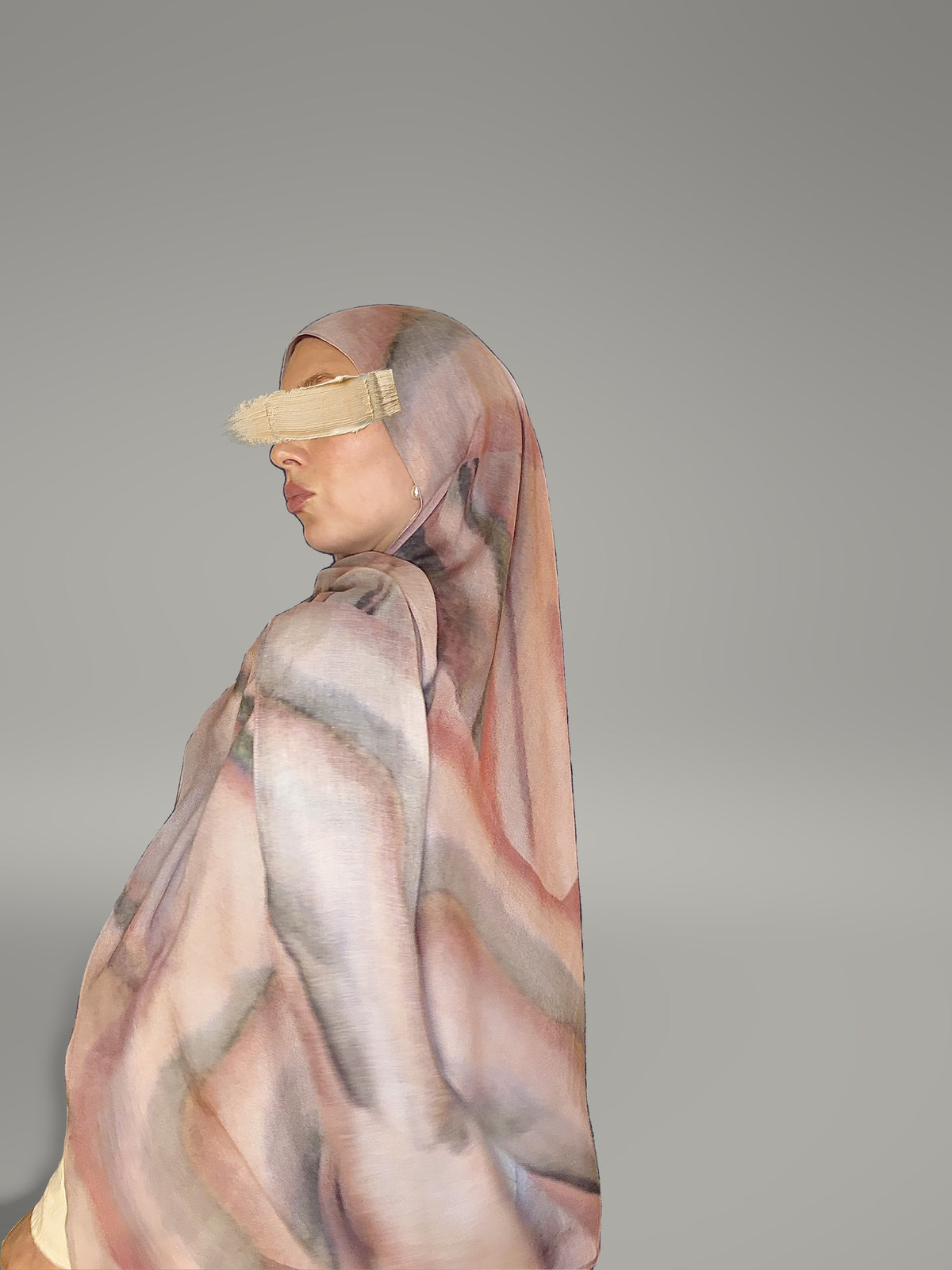 Rhodonite Printed Modal Hijab