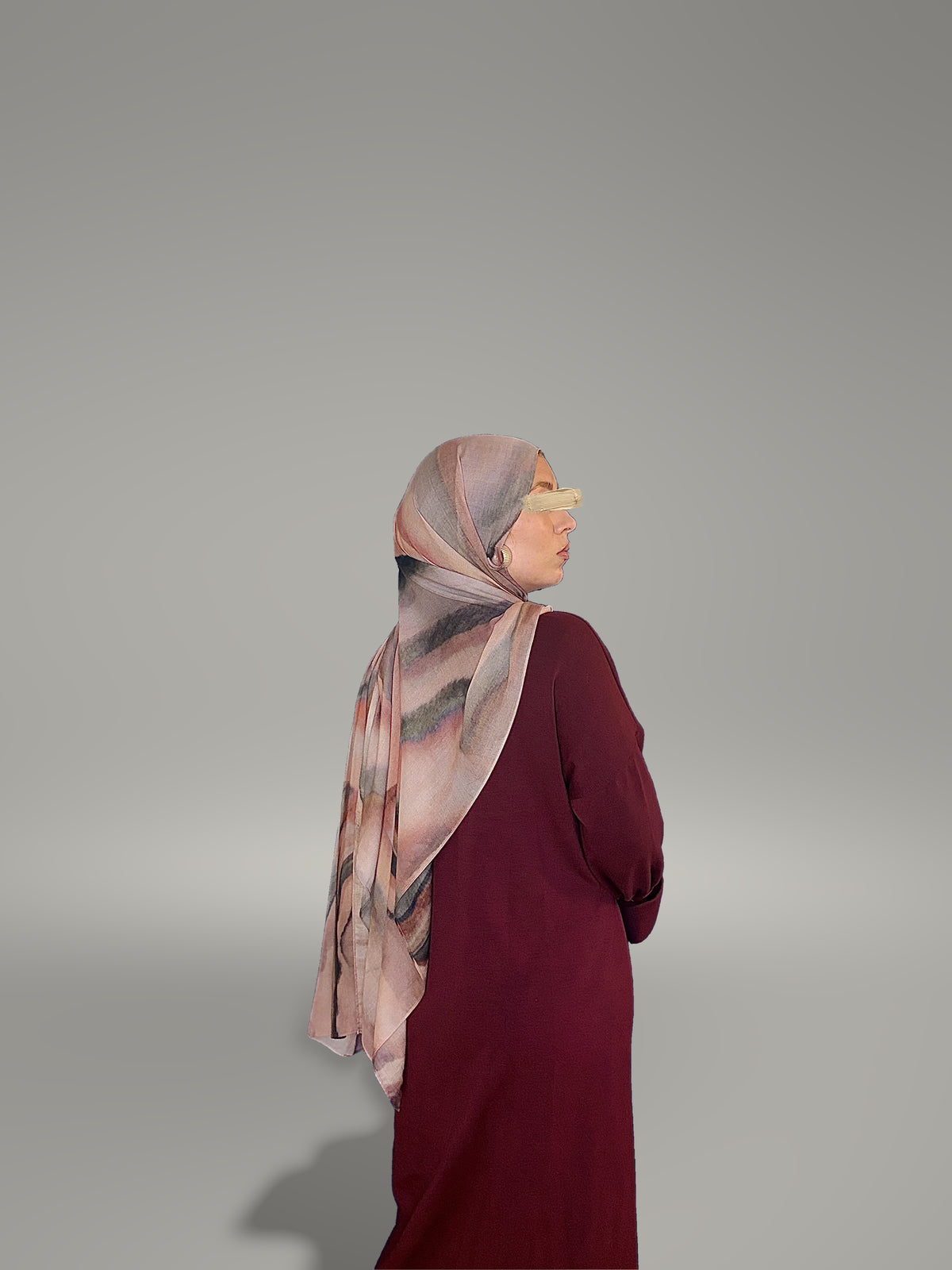 Rhodonite Printed Modal Hijab