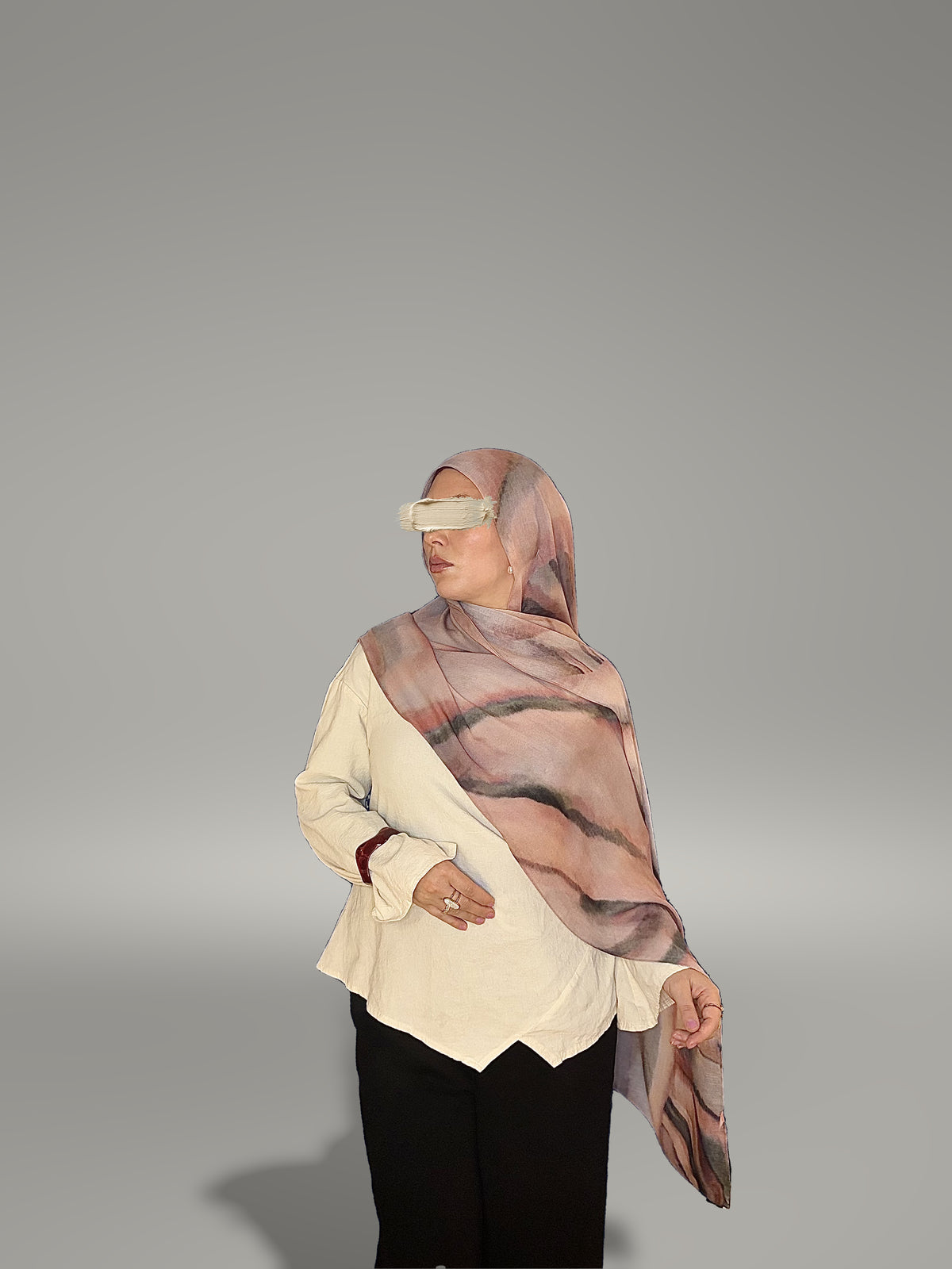 Rhodonite Printed Modal Hijab