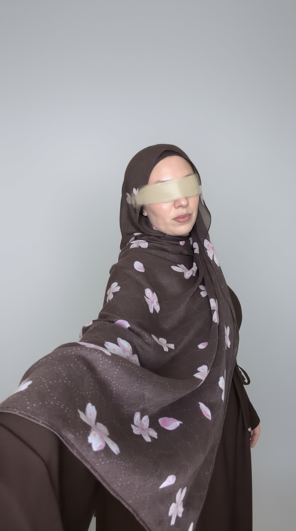 Sakura Printed Modal Hijab