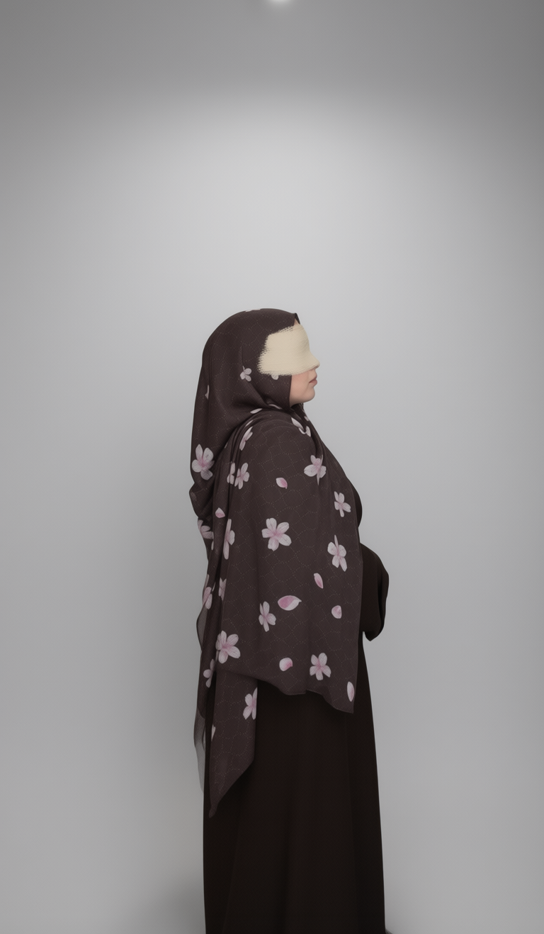 Sakura Printed Modal Hijab