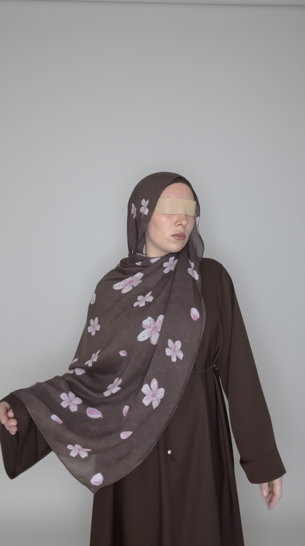 Sakura Printed Modal Hijab