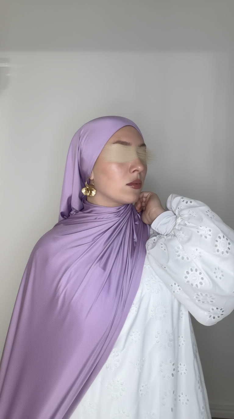 Soft Orchid Liquid Jersey Hijab