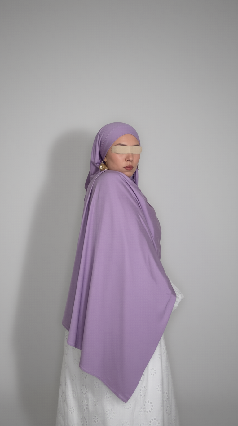 Soft Orchid Liquid Jersey Hijab