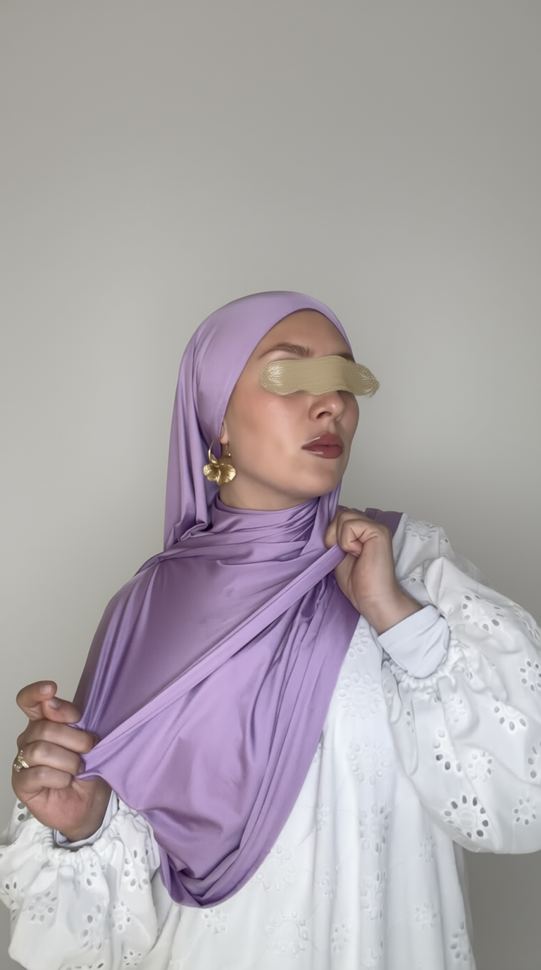 Soft Orchid Liquid Jersey Hijab