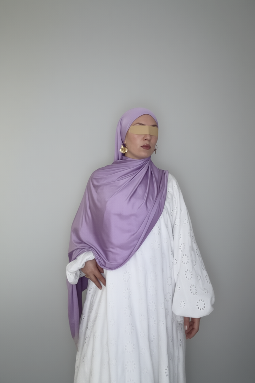 Soft Orchid Liquid Jersey Hijab